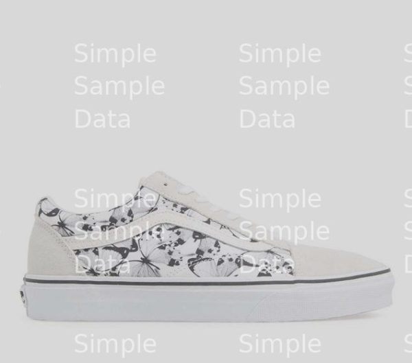 VANS | OLD SKOOL (BUTTERFLY) TRUE WHITE | BLACK